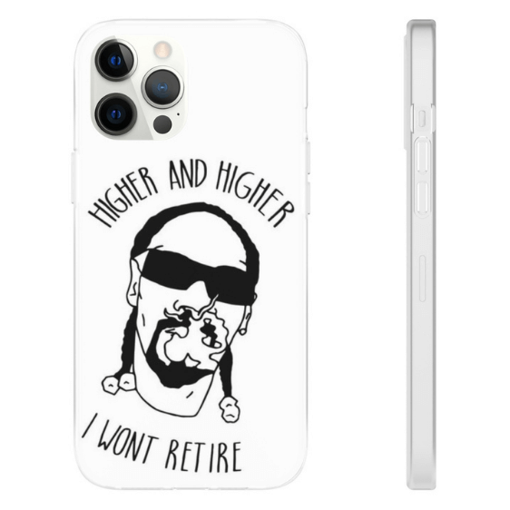 Higher And Higher Snoop Dogg Minimalist White iPhone 12 Case - Rappers Merch