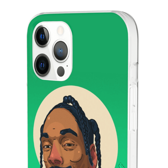Stoned Snoop Dogg With Snoopy Dope Green iPhone 12 Case - Rappers Merch
