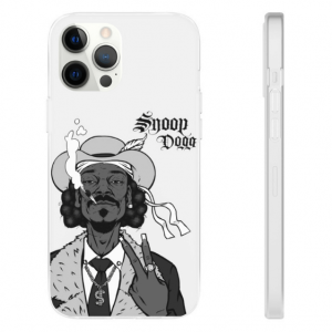 Tha Doggfather Snoop Dogg Pimp Minimalistic iPhone 12 Cover - Rappers Merch