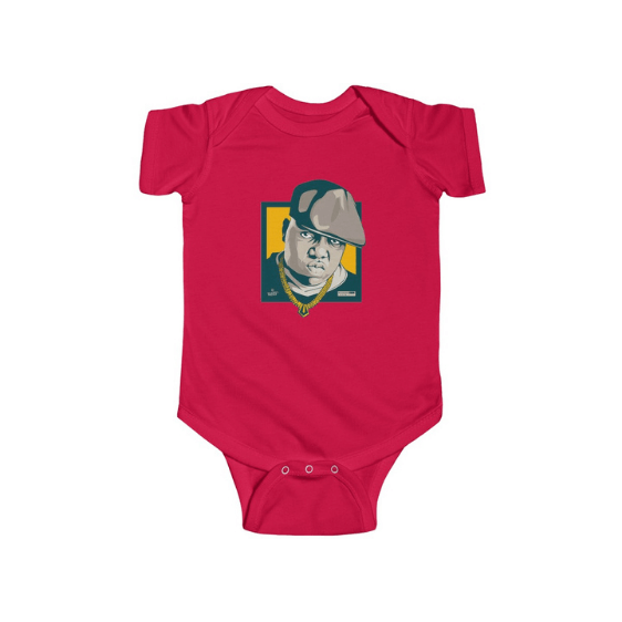 American Rapper The Notorious B.I.G. Art Cool Baby Onesie - Rappers Merch