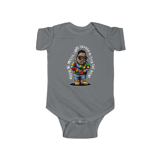 Biggie Smalls Big Poppa Song Illustration Awesome Baby Onesie - Rappers Merch