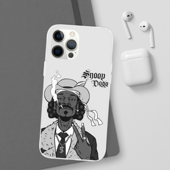 Tha Doggfather Snoop Dogg Pimp Minimalistic iPhone 12 Cover - Rappers Merch