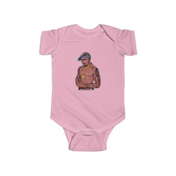 West Coast Hip Hop Rapper Makaveli Baby Toddler Bodysuit - Rappers Merch