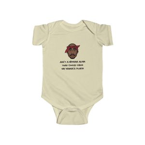 Tupac Amaru Shakur Dear Mama Song Lovely Baby Toddler Onesie - Rappers Merch