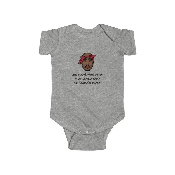 Tupac Amaru Shakur Dear Mama Song Lovely Baby Toddler Onesie - Rappers Merch