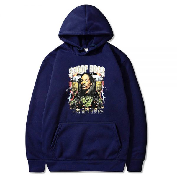 2021 Hot Sale Couple Wears Snoop Doggy Dogg Cartoon Hoodies Long Sleeves Fashion hoodie New Style 2 - Rapper Outfits