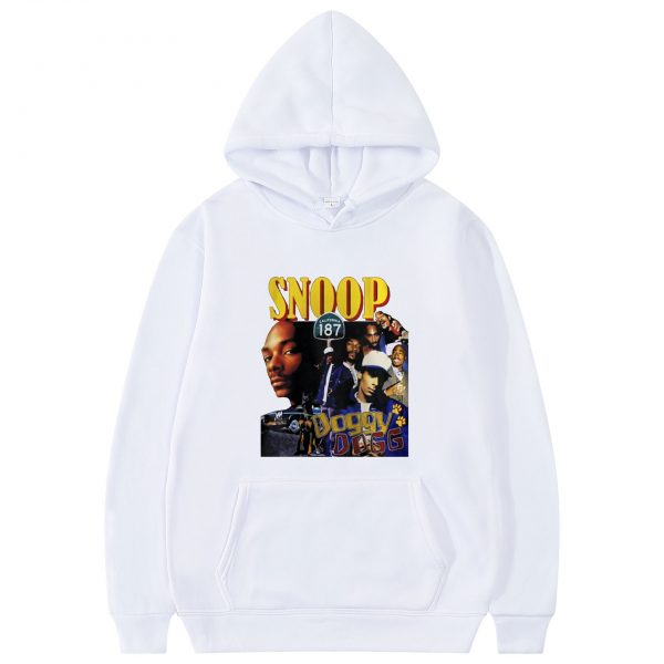 2021 New Hip Hop Rapper Snoop Doggy Dogg Print Hoodie Men Vintage Hoodies Fashion Loose Streetwear 1 - Rapper Outfits