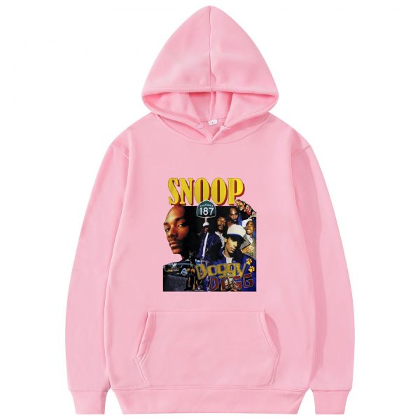 2021 New Hip Hop Rapper Snoop Doggy Dogg Print Hoodie Men Vintage Hoodies Fashion Loose Streetwear 3 - Rapper Outfits