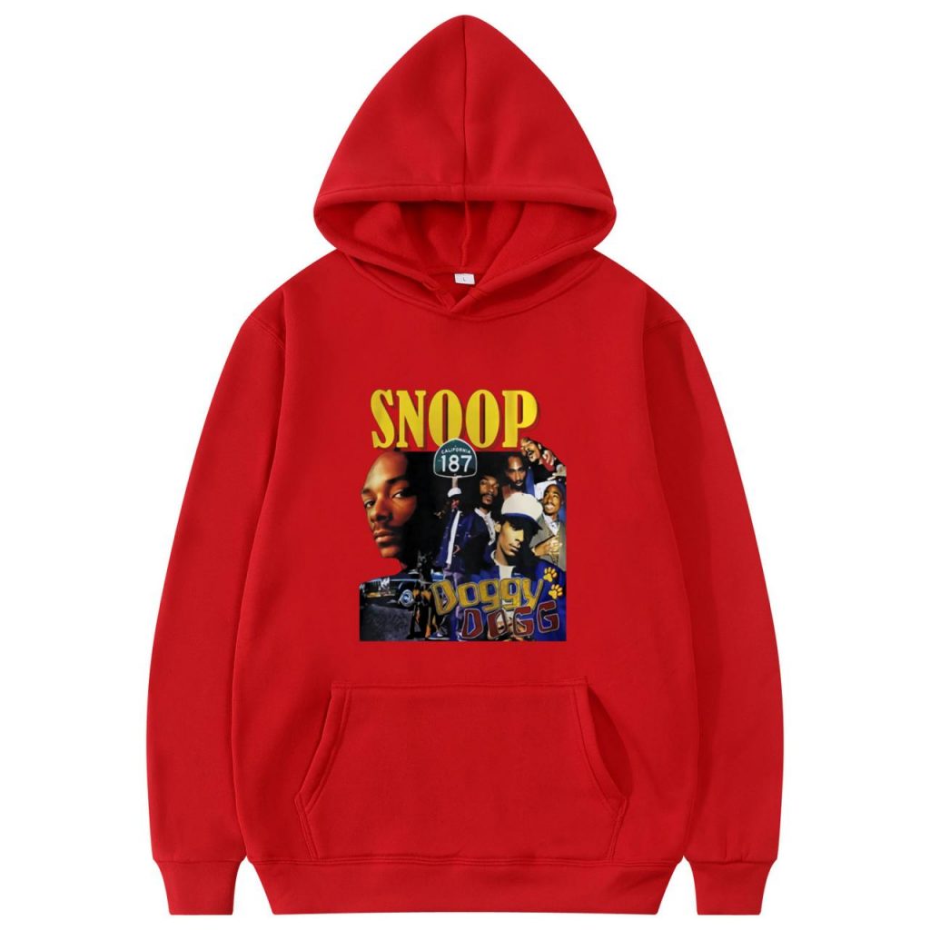 2021 New Hip Hop Rapper Snoop Doggy Dogg Print Hoodie Men Vintage Hoodies Fashion Loose Streetwear Oversized EU Size Sweatshirt