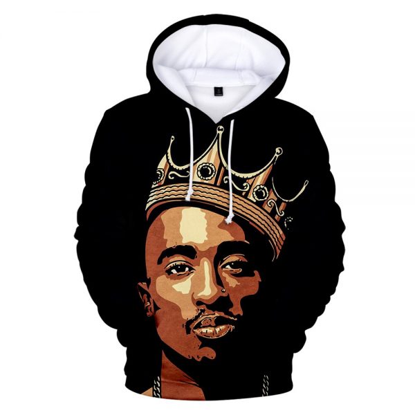 2Pac Hoodies Rapper Tupac 3D Print Men Women Sweatshirt Hoodie Fashion Casual Pullover Hip Hop Streetwear 3 - Rapper Outfits