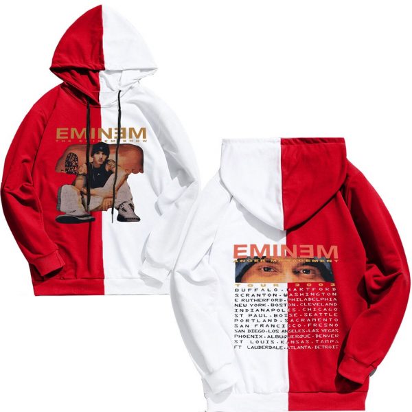 Eminem Anger Management Tour 2002 Hoodie Vintage Harajuku Funny Thin Section Sweatshirts Long Sleeve Men Women 3 - Rapper Outfits