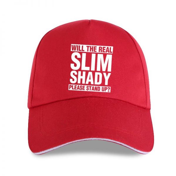 Eminem Men s Real Slim Shady Print Summer Baseball cap - Rapper Outfits