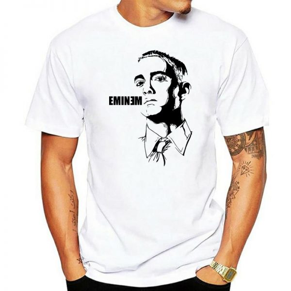 Eminem Rap Hip Hop Grey T Shirts Men S Tee S To 3Xl Free Style Tee - Rapper Outfits