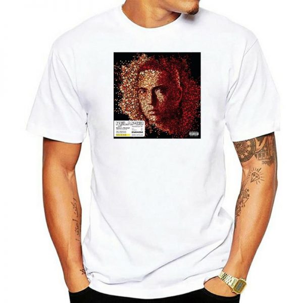 Eminem Relapse T Shirt Classic Hip Hop Rap Slim Shady Revival Rap God New Loose Size - Rapper Outfits