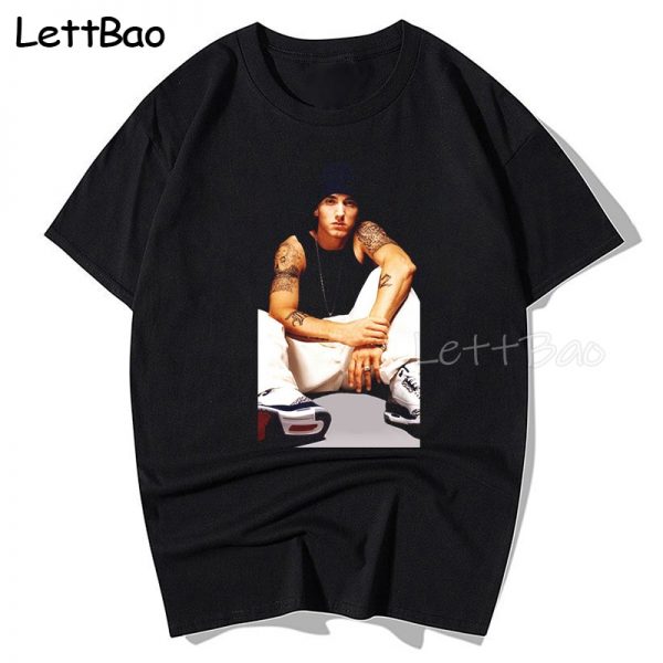 Eminem T shirt Hip Hop Rap Pop Fashion Unisex TumblrT Shirt Fashion Tshirt Hip Hop O 2 - Rapper Outfits