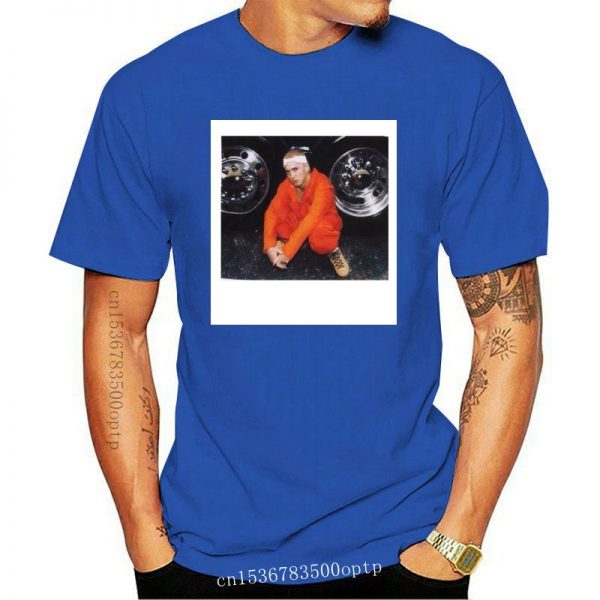 Eminem The Slim Shady JUMPSUIT PHOTO T Shirt NEW 100 Authentic T Shirt Summer Style Funny - Rapper Outfits