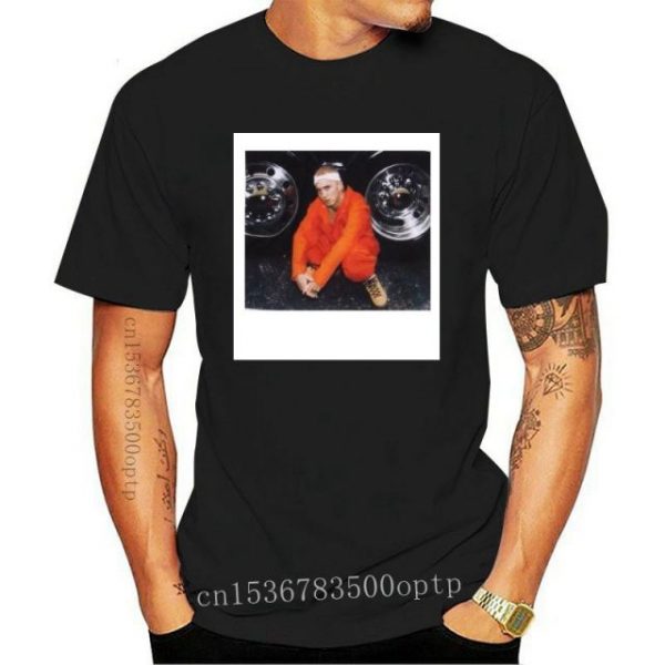 Eminem The Slim Shady JUMPSUIT PHOTO T Shirt NEW 100 Authentic T Shirt Summer Style - Rapper Outfits