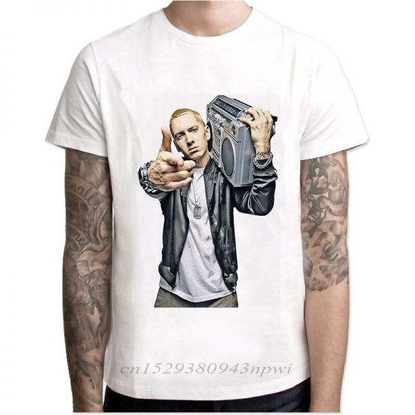 Eminem t Shirt Men T Shirt Hip Hop T Shirts Makaveli Rapper Snoop Dogg Biggie Smalls - Rapper Outfits