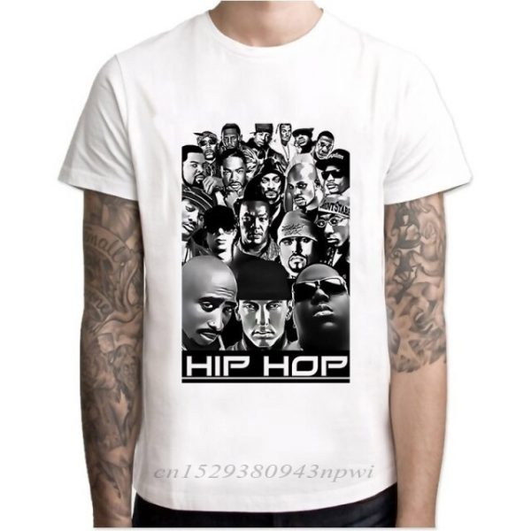 Eminem t Shirt Men T Shirt Hip Hop T Shirts Makaveli Rapper Snoop Dogg Biggie - Rapper Outfits