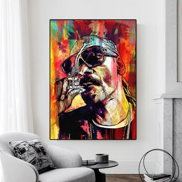 Hip Hop Snoop Dogg Singer Star Posters Prints Rapper Star Canvas Paintings Oil Painting Modern Wall 5 - Rapper Outfits