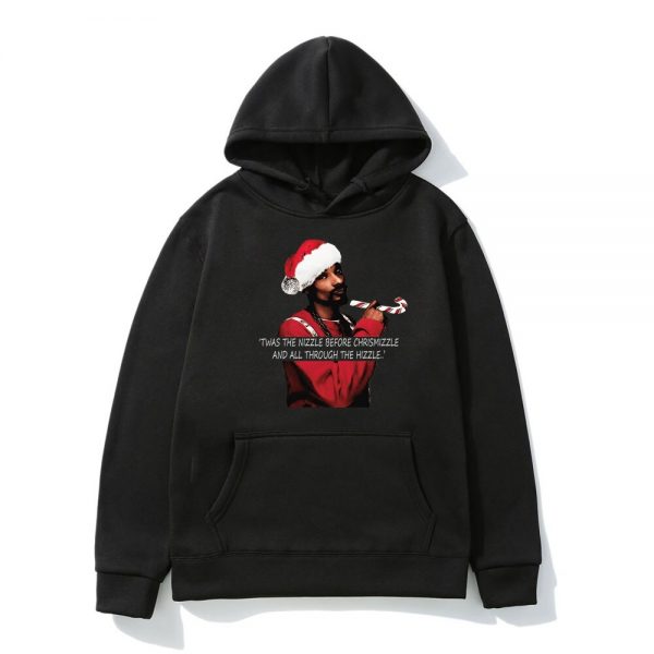 Hot New Rapper Snoop Doggy Dogg Men Women Hoodie Funny Hip Hop Christmas Streetwear Black Hooded - Rapper Outfits