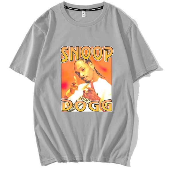 Hot Sale Hip Hop New Couple T shirt Summer Snoop Doggy Dogg Cartoon T Shirts Men 2 - Rapper Outfits