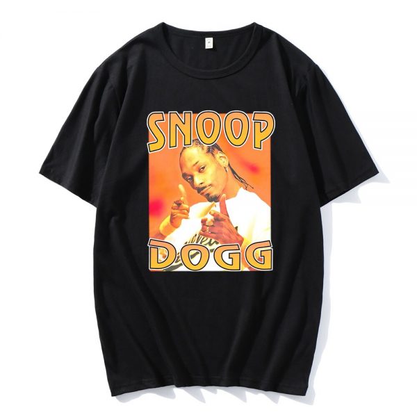 Hot Sale Hip Hop New Couple T shirt Summer Snoop Doggy Dogg Cartoon T Shirts Men - Rapper Outfits