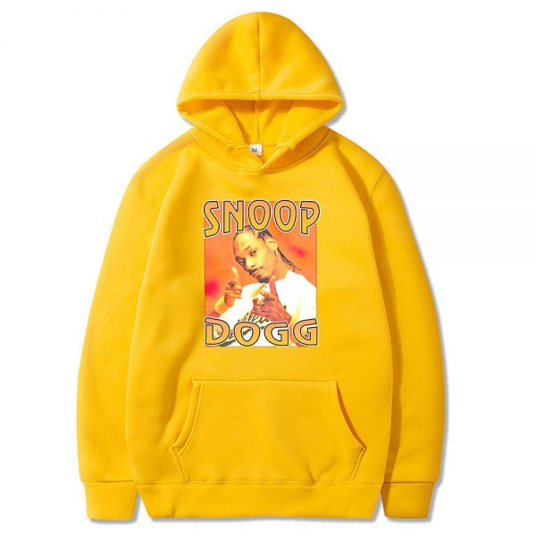 Hot Sale Snoop Doggy Dogg Cartoon Hoodies Four Season New Tops Cotton Wear Long Sleeves Hoodie 1 - Rapper Outfits