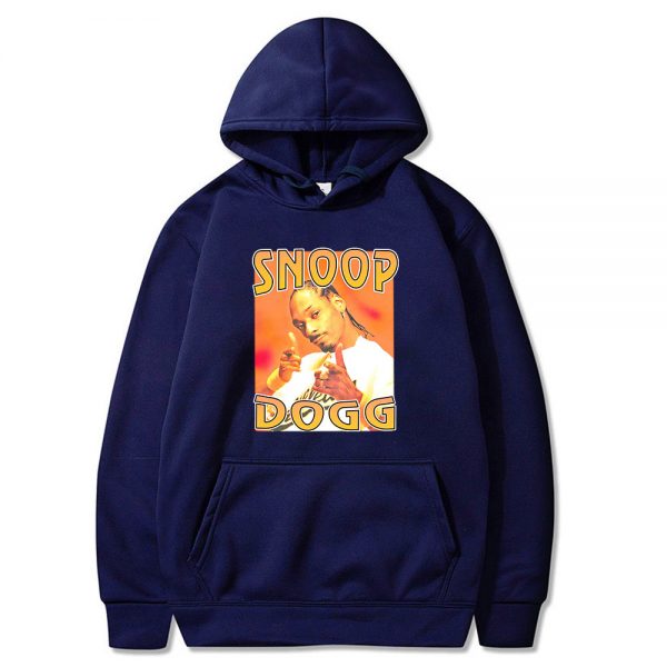 Hot Sale Snoop Doggy Dogg Cartoon Hoodies Four Season New Tops Cotton Wear Long Sleeves Hoodie 3 - Rapper Outfits