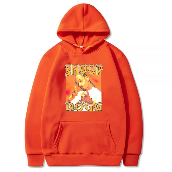 Hot Sale Snoop Doggy Dogg Cartoon Hoodies Four Season New Tops Cotton Wear Long Sleeves Hoodie 4 - Rapper Outfits