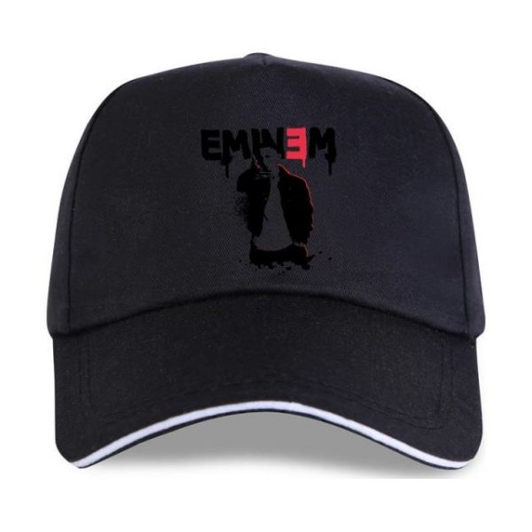 New Baseball cap Brand Eminem Splatter Mens White Slim Fit 2021 - Rapper Outfits