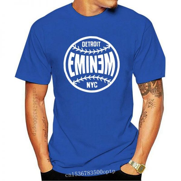 New Eminem Concert Tee Slim Shady Detroit 2021 York Tour Baseball 2010 T Shirt Sm Cheap - Rapper Outfits
