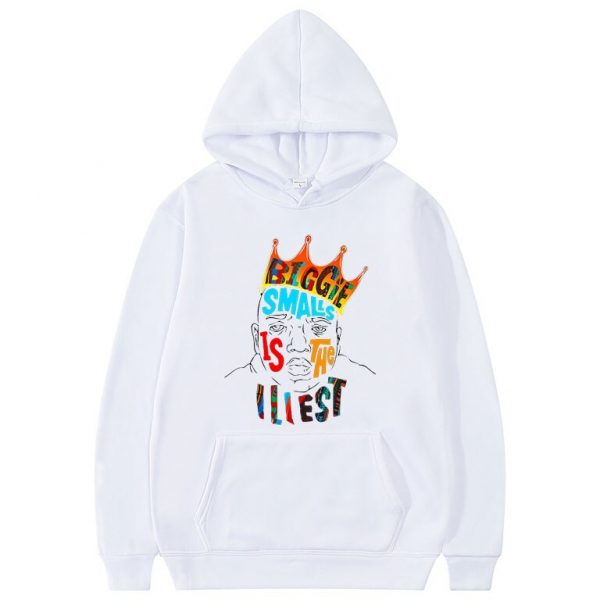 New Super Personality BIGGIE SMALLS Notorious Oversize Hoodie Men Women High Quality Aesthetic Hoodies Cotton Hip 1 - Rapper Outfits