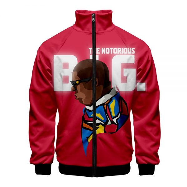 Newest Notorious B I G Mans Jackets and Coats Casual Biggie Smalls Rapper Hip Hop Jacket 2 - Rapper Outfits