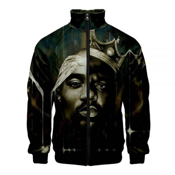 Newest Notorious B I G Mans Jackets and Coats Casual Biggie Smalls Rapper Hip Hop Jacket 5 - Rapper Outfits