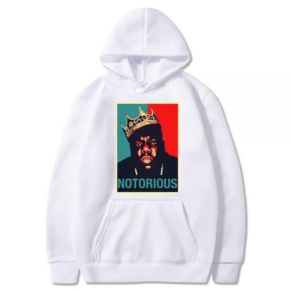 R I P Notorious Big Print Hoodies Men Black Hoody Sweatshirt Hiphop Rock Biggie Smalls Notorious 1 - Rapper Outfits
