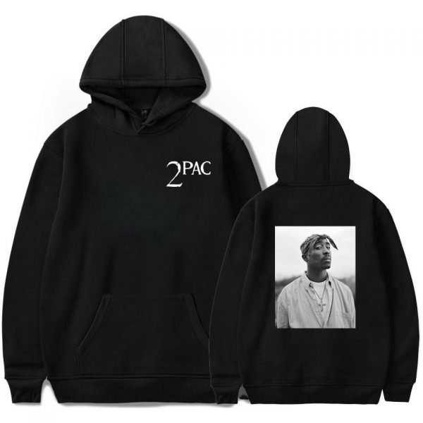 Rapper 2PAC Tupac Hoodie Cool Printed Hoodie Fashion Casual Men Women Cotton Hoodies Sweatshirt Tops Pullover 1 - Rapper Outfits