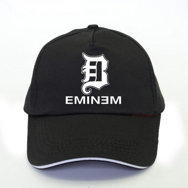 Rapper Eminem baseball cap Men Cotton Trucker caps Hiphop funny Punk Style Dad hat Camisa Masculina - Rapper Outfits