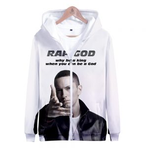 Rapper Eminem3D Harajuku zipper Hoodie Men s Women s Casual Sweatshirt Eminem3D Spring and Autumn Fashion 1 - Rapper Outfits