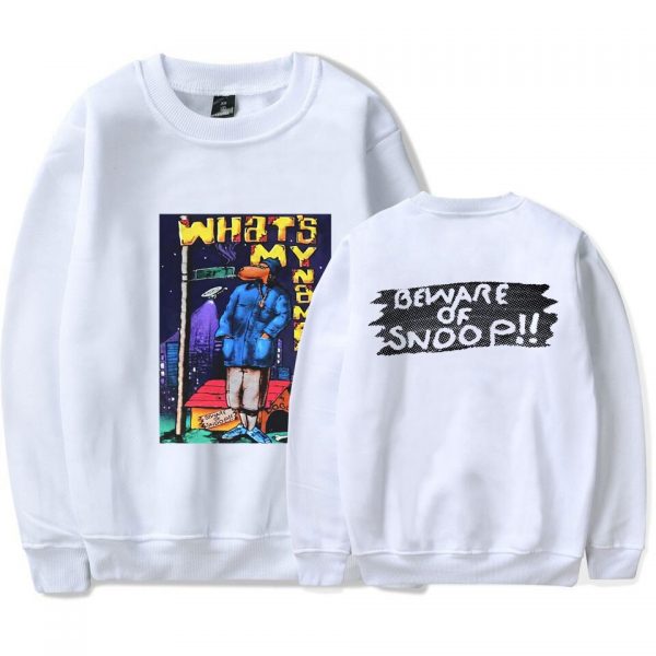 Rapper Snoop Doggy Dogg Print Sweatshirt Men Women Crewneck Pullover Male Hip Hop Trend Streetwear Man 1 - Rapper Outfits