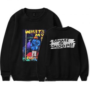 Rapper Snoop Doggy Dogg Print Sweatshirt Men Women Crewneck Pullover Male Hip Hop Trend Streetwear Man - Rapper Outfits