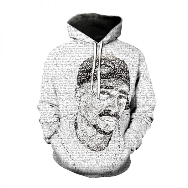 Tupac Hoodie Rapper 3D Printing 2PAC Men s Hoodie Men s Fashion Sportswear Ladies Sweatshirt Hoodie - Rapper Outfits