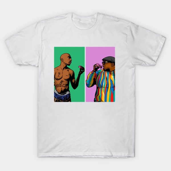 Tupac and biggie T Shirt Tupac 2pac Shakur Hip Hop T Shirts Makaveli rapper Snoop Dogg 1 - Rapper Outfits