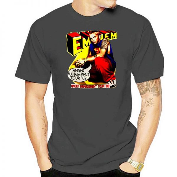 Vintage Eminem Anger Management T Shirt 2002 Ludacris Xzibit Rap Hip Hop Rare O Neck Fashion - Rapper Outfits