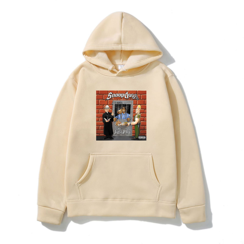 New Hip Hop Rap Snoop Doggy Dogg Print Hoodie Fashion Retro Men Women Sweatshirt Streetwear Oversized Unisex Hooded Pullover Man