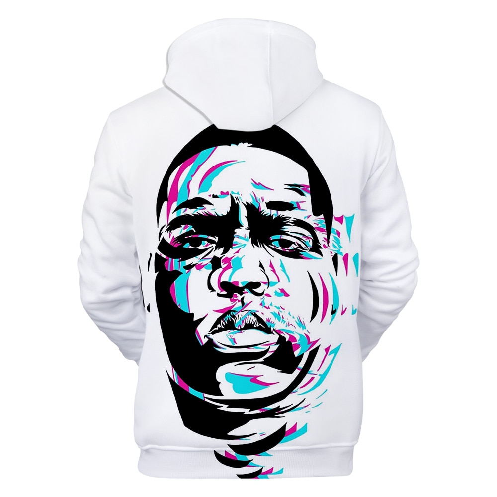Notorious B.I.G. Hoodies Sweatshirts Men Women 3D Print Harajuku Biggie Smalls Rapper Hip Hop Hoody Fashion Pullover