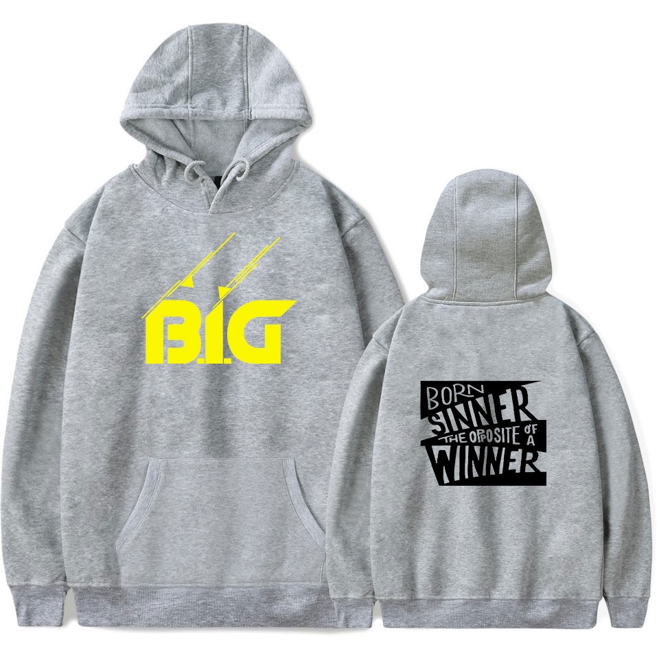 Notorious Big Sweatshirt Streetwear Hoodie Fashion Brand Youth Hooded Sweatshirt Hoodie Pullover Printing BIGGIE Male / Female