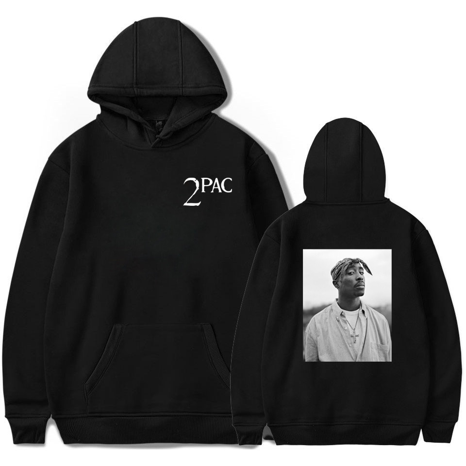 Rapper 2PAC Tupac Hoodie Cool Printed Hoodie Fashion Casual Men/Women Cotton Hoodies Sweatshirt Tops Pullover Hip-hop Style