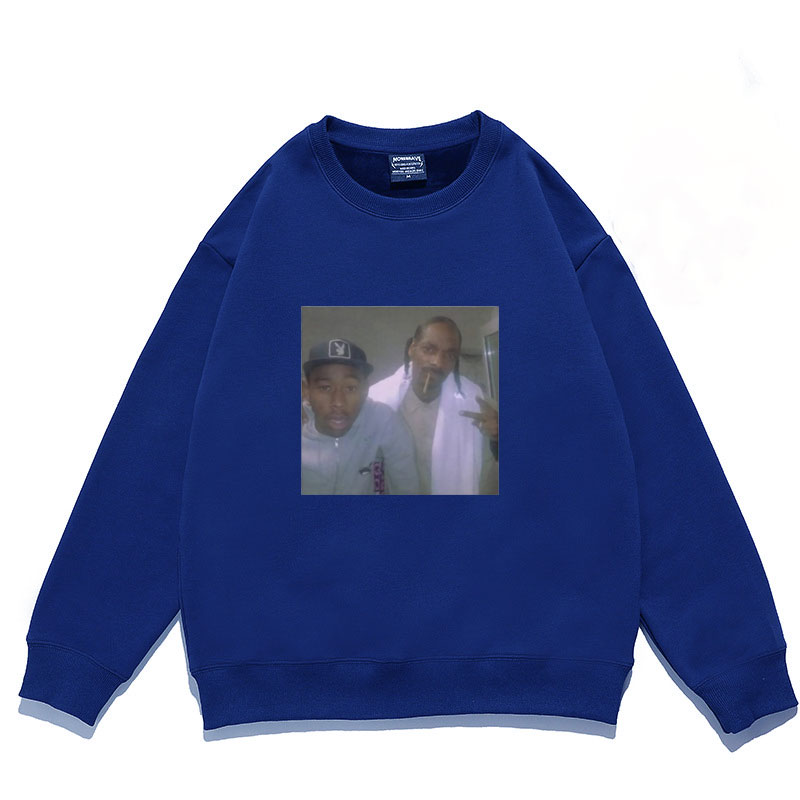 Rapper Hip Hop Tupac 2pac Snoop Doggy Dogg Print Sweatshirts Regular Men Sweatshirt Man Woman Fashion Loose Streetwear Pullover