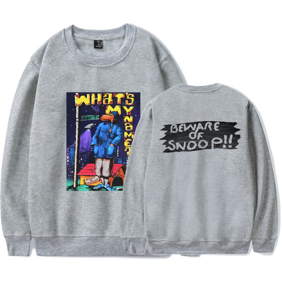 Rapper Snoop Doggy Dogg Print Sweatshirt Men Women Crewneck Pullover Male Hip Hop Trend Streetwear Man Fashion Cool Sweatshirts